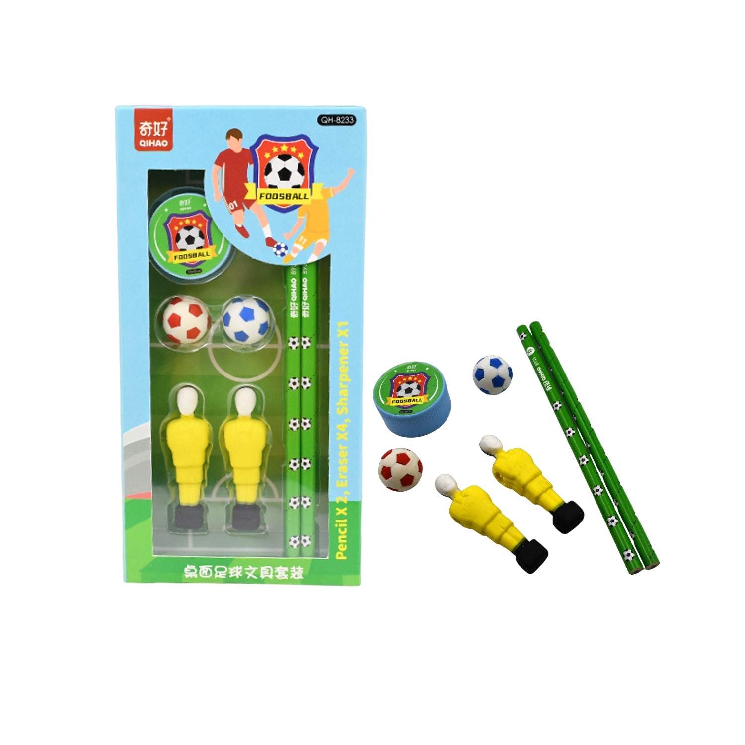 Stationary Kit Football & Basketball Theme Stationary Set For Kids, Pencil, Sharpener, Eraser Set For Kids, Boys & Girls, Birthday Return Gift Stationary Set Stationary Kit Football & Basketball Theme Stationary Set For Kids, Pencil, Sharpener, Eraser Set For Kids, Boys & Girls, Birthday Return Gift Stationary Set